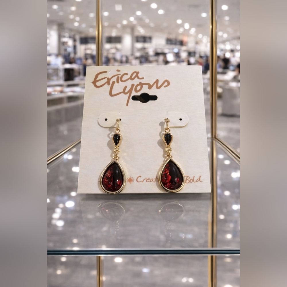 Erica Lyons teardrop earrings